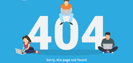 Error page not found concept illustration