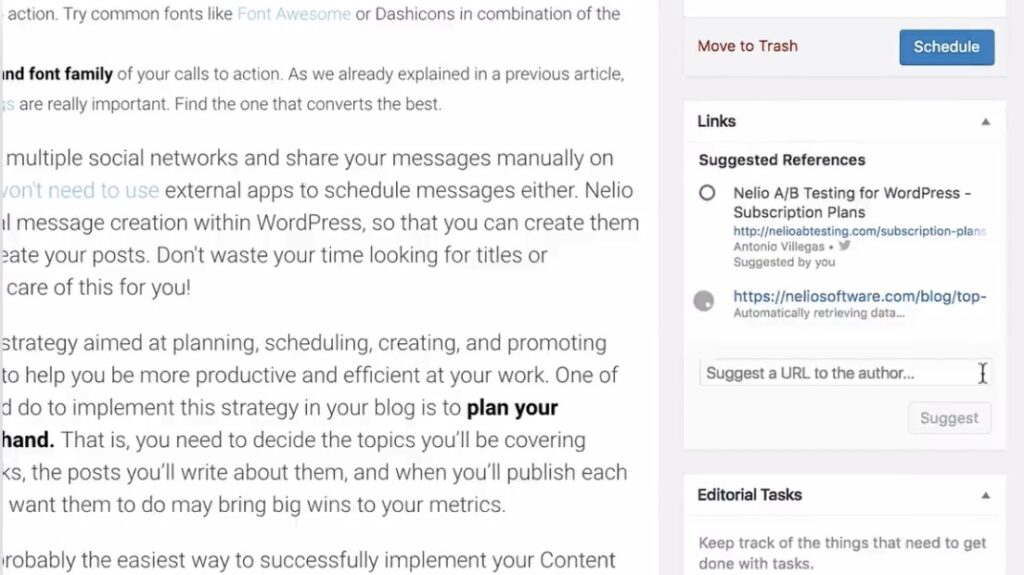 Screenshot of product