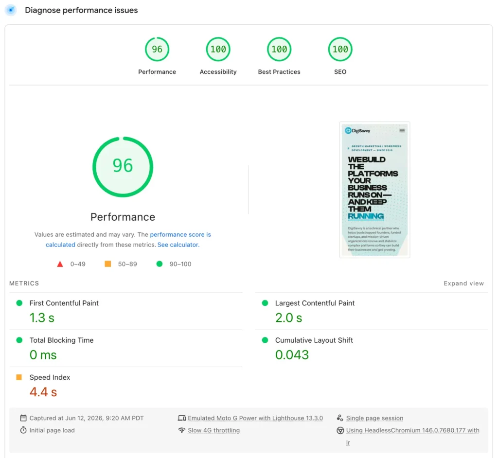 monosnap pagespeed insights 2026 06 12 09 21 09